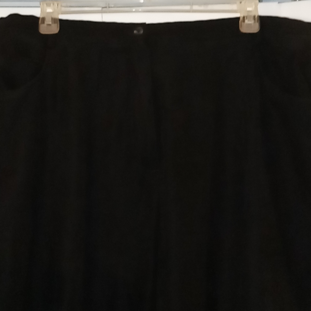 Plus size 24w Black Microfiber pants - Picture 3 of 4